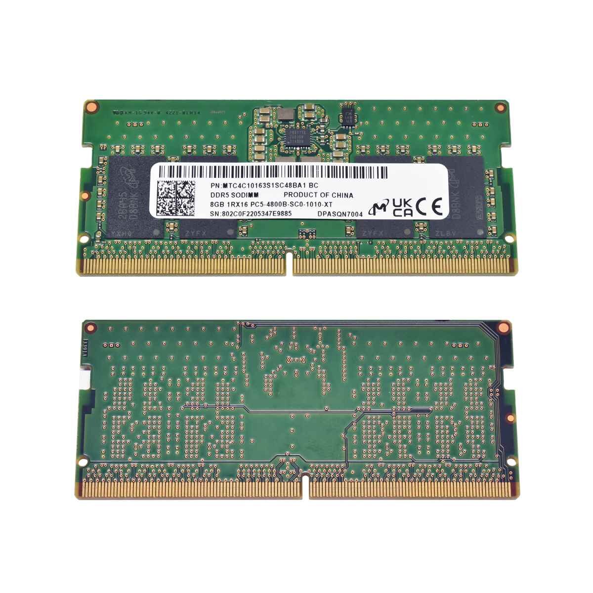 Micron 8GB 1Rx16 PC5 4800B MTC4C10163S1SC48BA1 SO DIMM DDR5 RAM König