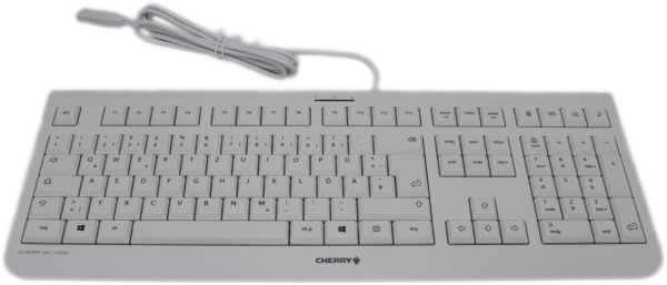 Cherry KC 1000 Flache Tastatur Weiß / White QWERTZ | USB PC Notebooks | Neu/OVP