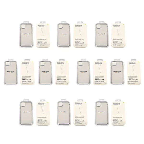 1000x Apple Clear Case | iPhone 11 Pro Max MX0H2ZM/A | Neu & OVP