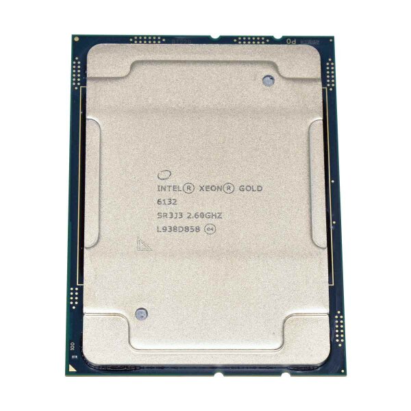 Intel Xeon Gold 6132 CPU Prozessor 2,60GHz 14-Core 19,25 MB Cache SR3J3