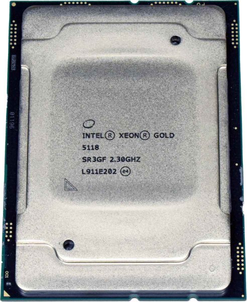 Intel Xeon Gold 5118 CPU Prozessor 2.30 GHz 12-Core 16,5 MB Cache SR3GF