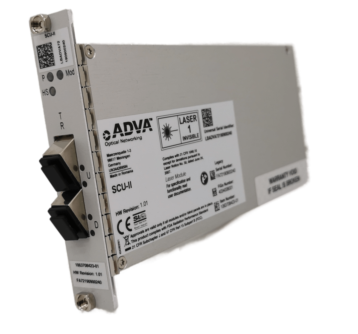 ADVA SCU-II | Shelft Control Unit | For FSP-3000R7 | 1063708423-01 ...