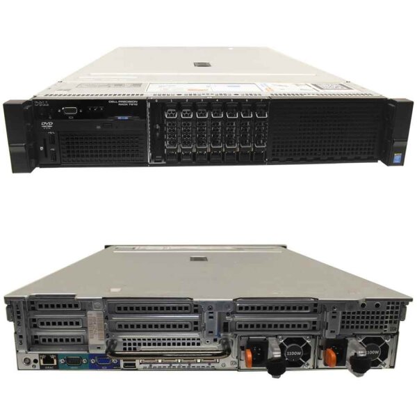 Dell Precision 2U Rack 7910 Workstation 2x LGA2011-3 für E5-2600 v3 family 8 Bay ohne Caddy 2x PSU