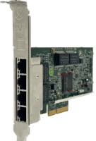 DELL Quad Port Gigabit Server Adapter Netzwerkkarte | Full Profile PCIe | 0KH08P