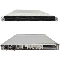 Supermicro CSE-815 1U Rack Server X10DRW-i 2x E5-2670 V3 2,3 GHZ 32GB PC4 4x LFF