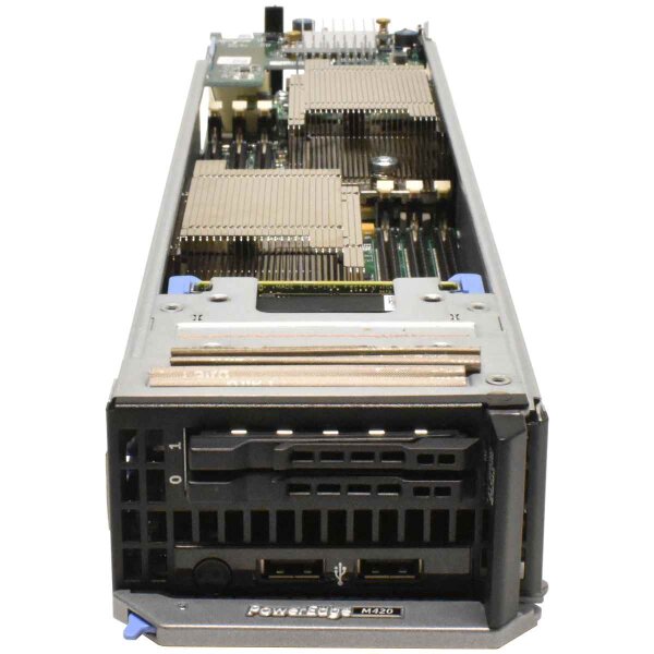 DELL PowerEdge M420 Blade Server 2x E5-2430 v2 no RAM 10 Gbps 55GHP YWVDK 2x 1.8 Zoll