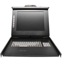 Broadrack Startech KVM Console Unicorn 15 Zoll Display US...