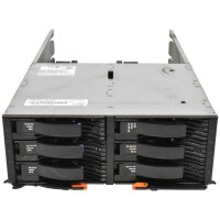 IBM BladeCenter S 6-Disk Storage Module 44E8057 + 6x 3.5 Zoll HDD Caddie 42R4127 44T1404