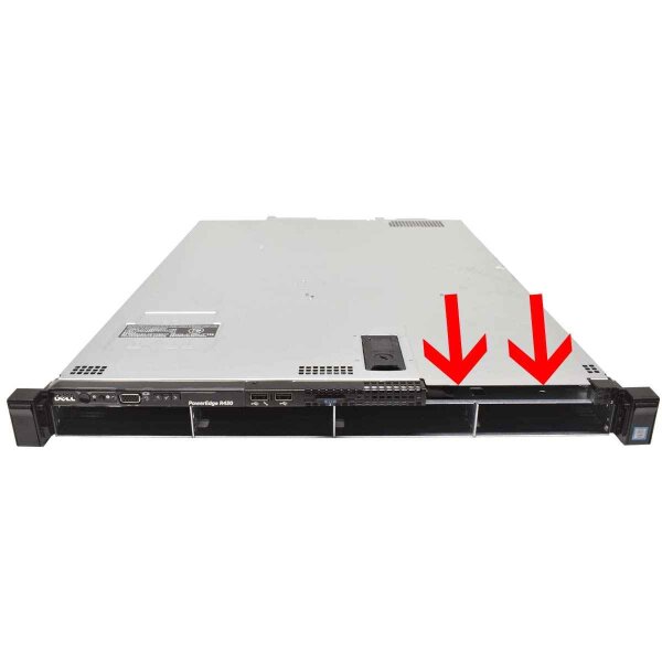 Dell PowerEdge R430 Server Barebone no CPU no RAM PC4 no PSU 2x Kühler 4x LFF 3,5