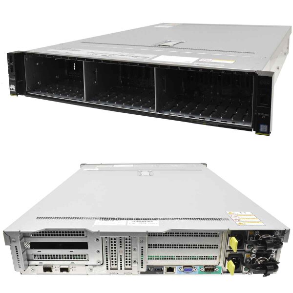 HUAWEI RH2288H V3 Server ohne CPU ohne RAM 2x Kühler 25x 2,5 SFF wie G9