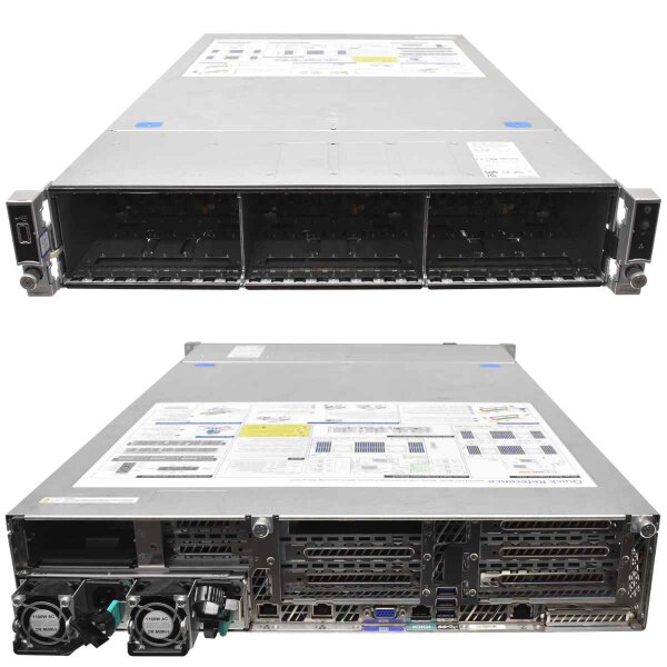 Intel Server 2U 2224WTTYSR 2x E5-2690v4 256GB PC4 24x SFF + 2x SFF 2.5 Zoll + Caddy