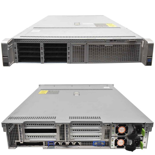 CISCO UCS C240 M4 RackServer 2x E5-2620 V3 2,40GHz 6C 128GB PC4 8 x SFF 2,5