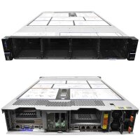 IBM x3650 M5 Server no CPU no RAM 2x Kühler 12x LFF + 2x LFF + 2x SFF 2x M1215