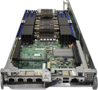 Supermicro Node Server X11DPT Rev:1.02 no CPU no PC4 2x Heatsink 1x AOC-MGP-i4M