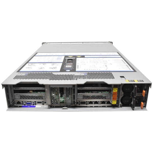 IBM x3650 M5 Server no CPU no RAM 2x Kühler 24x SFF M1215