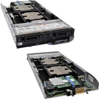 DELL PowerEdge FC640 Blade ohne CPU 0 RAM QLogic 57840S10GB Quad-Port DC SD Card Reader FC PCI Mezzanine Card 2x Kühler