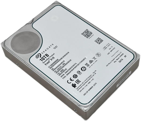 10TB Seagate Exos X10 Recertified SATA Festplatte 256MB 7200RPM | ST10000NM0086