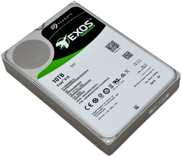 10TB Seagate Exos X10 Enterprise SATA Festplatte | 256MB 7200RPM | ST10000NM0016