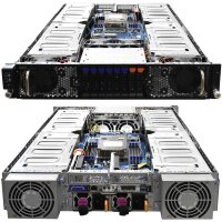 Gigabyte G292-Z20 HPC Server AMD EPYC 7402P CPU 64GB PC4 up 8x G4 GPU Card+Rails