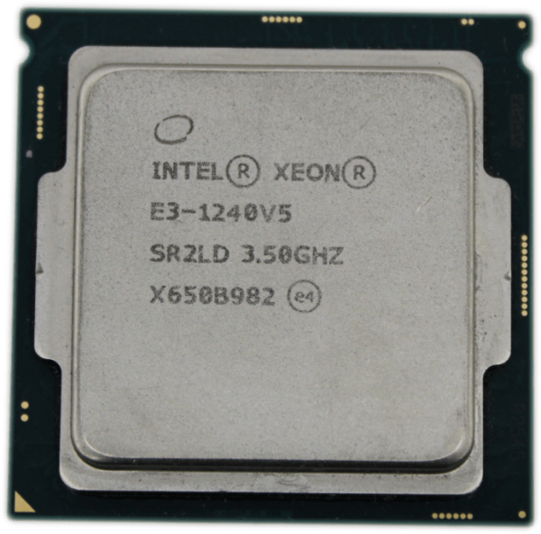 Intel Xeon E3-1240 V5 CPU 4 Core 3.5 GHz 8 MB Smart Cache FCLGA1151 SR2LD