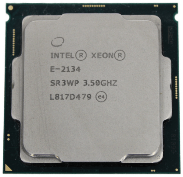 Intel | Intel Xeon E-2134 3.50 GHz 4 Core 8 Threads 8MB Cache FCLGA1151 | SR3WP