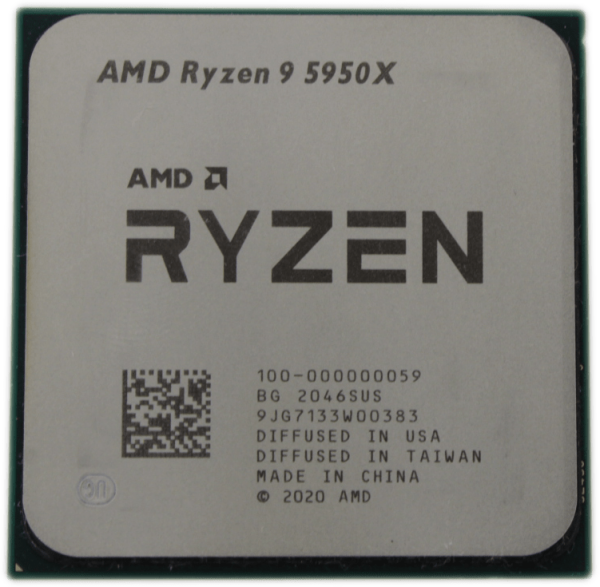 AMD Ryzen 9 5950X AM4 3,4GHz 4,9GHz Boost 16 Kerne 32 Threads 72 MB Cache 105W