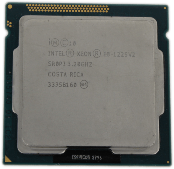 Intel Xeon E3-1225 V2 3.2GHz 4 Core 4 Thread FCLGA1155 TDP 77W 8MB Cache SR0PJ