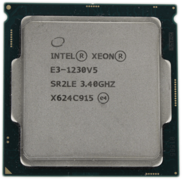 Intel Xeon E3-1230 V5 3.4GHz 4 Core 8 Thread FCLGA1151 TDP 80W 8MB Cache SR2LE