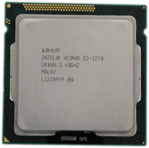 Intel Xeon E3-1270 3.4GHz 4 Core 8 Thread FCLGA1155 TDP 80W 8MB Cache SR00N