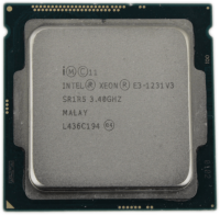 Intel Xeon E3-1231V3 3.4GHz 4 Core 8 Thread FCLGA1150 TDP...