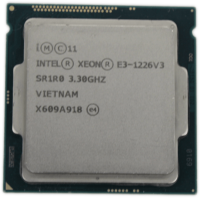 Intel Xeon E3-1226V3 3.3GHz 4 Core 4 Thread FCLGA1150 TDP...