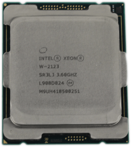 Intel Xeon W-2123 3.6GHz 4 Core 8 Thread FCLGA2066 TDP 120W 8.25MB Cache SR3LJ