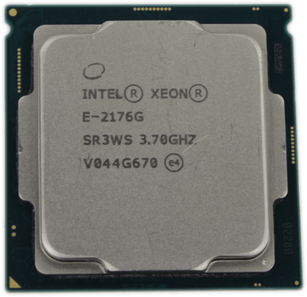 Intel Xeon E-2176G 3.7GHz 6 Core 12 Thread FCLGA1151 TDP 80W 12MB Cache SR3WS