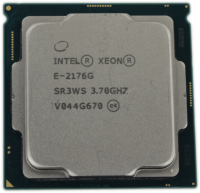 Intel Xeon E-2176G 3.7GHz 6 Core 12 Thread FCLGA1151 TDP 80W 12MB Cache SR3WS