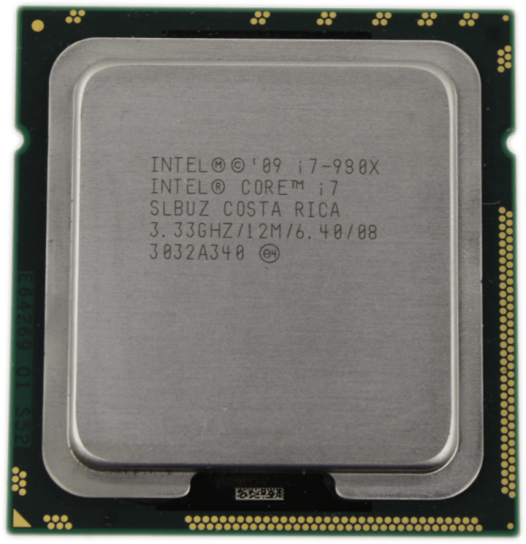 Intel Core i7-980X Extreme Edition 3.33GHz 6C 12T FCLGA1366 TDP 130W 12MB SLBUZ