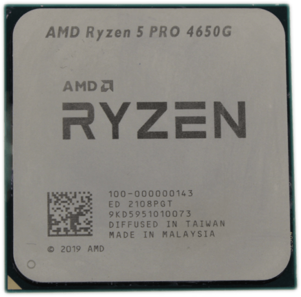 AMD Ryzen 5 Pro 4650G 3.7GHz 6 Core 12 Threads AM4 TDP 65W 8MB Cache 000000143