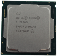 Intel Xeon E-2226G 3.4GHz 6 Core 6 Thread FCLGA1151 TDP...